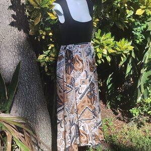 Anthropologie New Boho Batik print maxi dress XS